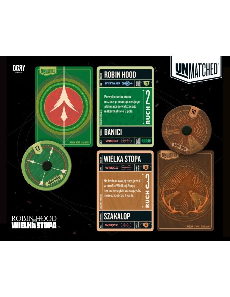 Unmatched: Robin Hood vs Wielka Stopa Dodatki do Gier Planszowych OgryGames