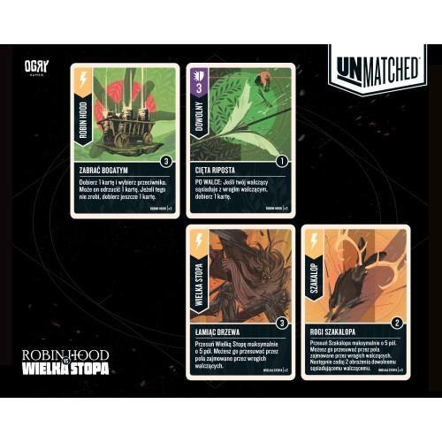 Unmatched: Robin Hood vs Wielka Stopa Dodatki do Gier Planszowych OgryGames