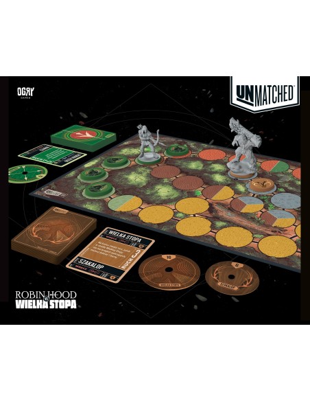 Unmatched: Robin Hood vs Wielka Stopa Dodatki do Gier Planszowych OgryGames