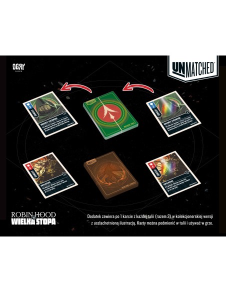 Unmatched: Robin Hood vs Wielka Stopa Dodatki do Gier Planszowych OgryGames