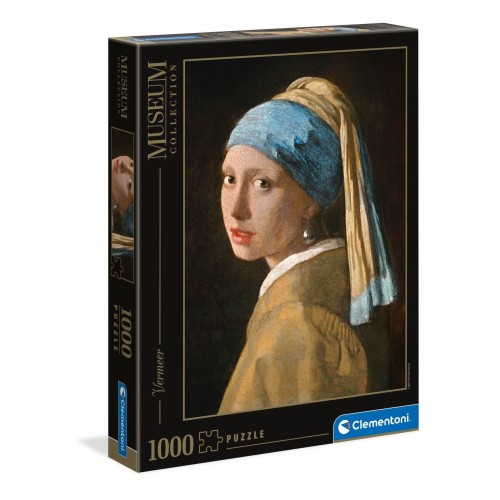 Puzzle 1000 el. Vermeer Dziewczyna z perłą - Museum Collection Malarstwo Clementoni