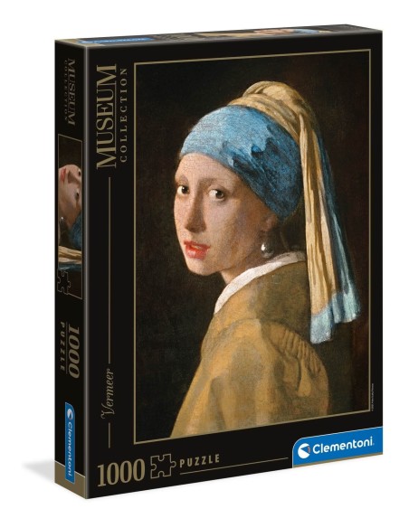Puzzle 1000 el. Vermeer Dziewczyna z perłą - Museum Collection Malarstwo Clementoni Puzzle 1000 el. Vermeer Dziewczyna z perłą - Museum Collection Malarstwo Clementoni