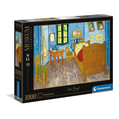 Puzzle 1000 el. Van Gogh - Bedroom in Arles - Museum Collection Malarstwo Clementoni