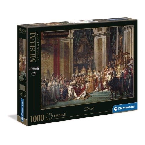 Puzzle 1000 el. Jacques Louis David - The Consecration of the Emperor Napoleon I - Museum Collection Malarstwo Clementoni