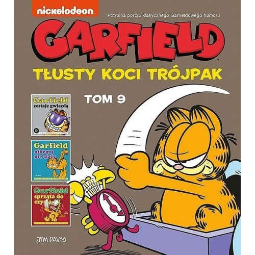 Garfield - Tłusty koci trójpak, tom 9 Komiksy pełne humoru Egmont