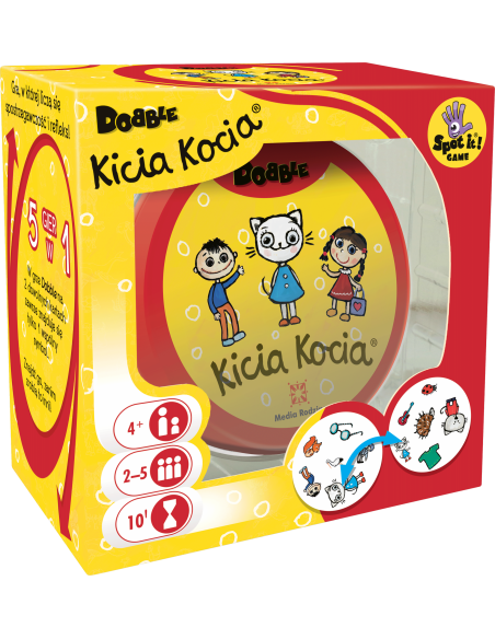 Dobble Kicia Kocia Dla dzieci Rebel
