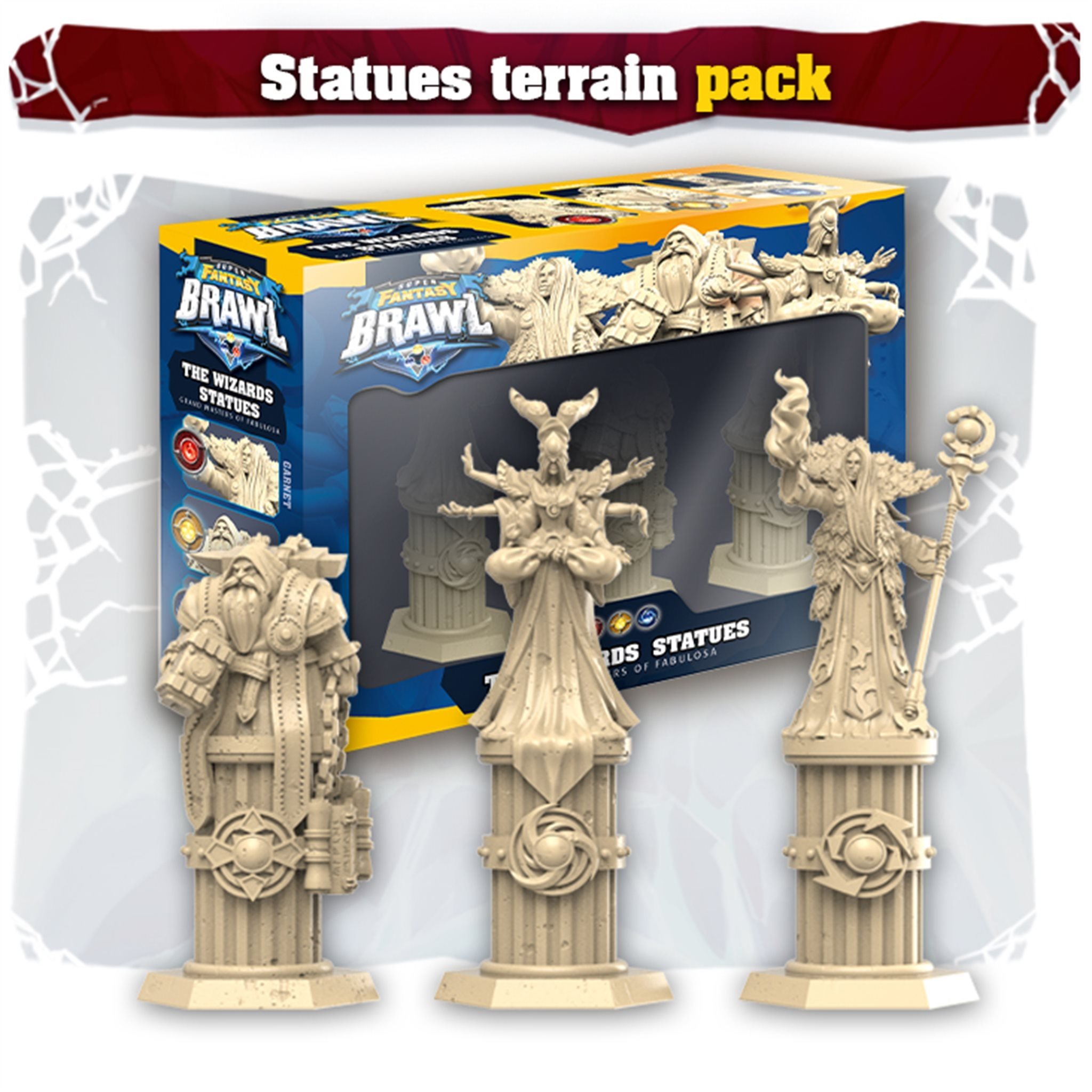 Super Fantasy Brawl: Statues Terrain Pack