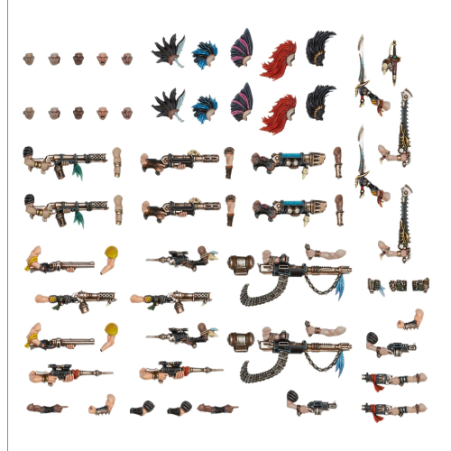 Necromunda: Escher Weapons & Upgrades Necromunda Games Workshop