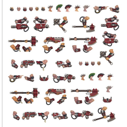 Necromunda: Goliath Weapons & Upgrades Necromunda Games Workshop