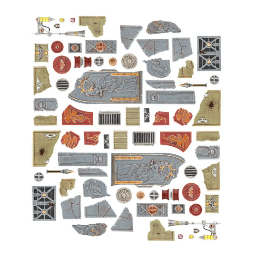 Warhammer 40000: Sector Imperialis Large Base Detail Kit Podstawki Games Workshop
