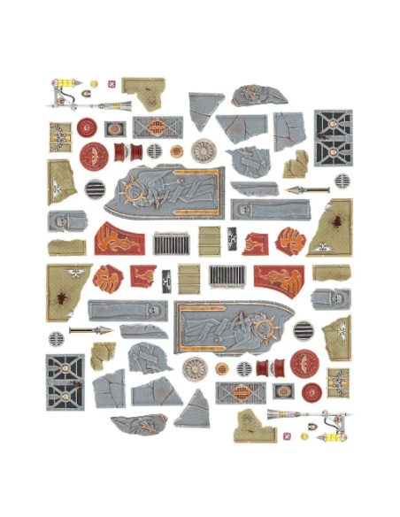 Warhammer 40000: Sector Imperialis Large Base Detail Kit Podstawki Games Workshop