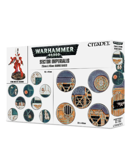Podstawki: Sector Imperialis 25 & 40mm Round Bases Podstawki Games Workshop Podstawki: Sector Imperialis 25 & 40mm Round Bases Podstawki Games Workshop