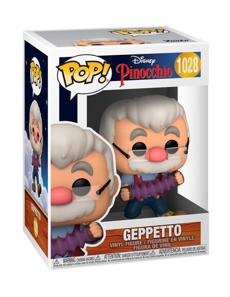 Figurka Funko POP Animation: Pinokio - Geppetto (with Accordion) 1028 Funko - Animation Funko - POP!