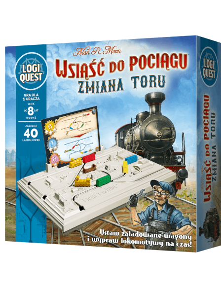 Logiquest: Wsiąść do Pociągu - Zmiana toru Gry dla jednego gracza Rebel