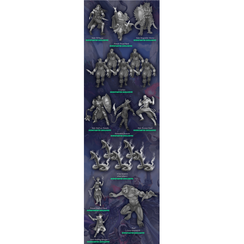 Blacklist Miniatures: Fantasy Series 1 (edycja Kickstarter) Przedsprzedaż Blacklist Games