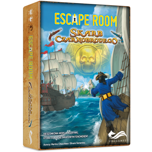 Escape Room: Skarb Czarnobrodego Gry Dedukcji Fox Games