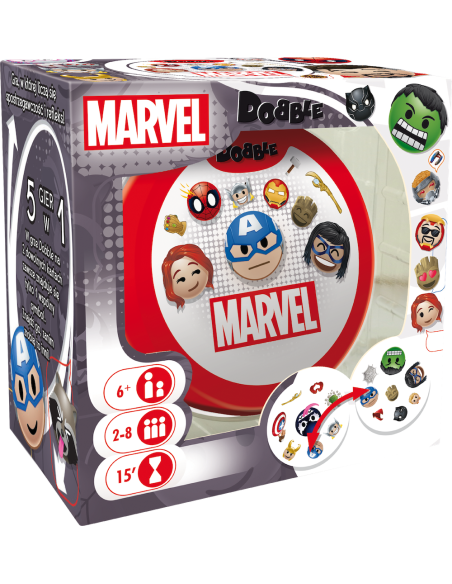 Dobble Marvel Emoji Dla dzieci Rebel