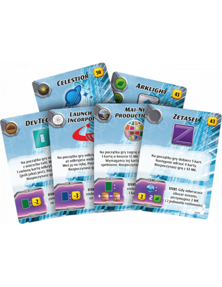 Terraformacja Marsa: Ekspedycja Ares - Zestaw dodatkowy 1 (17 kart) Dodatki do Gier Planszowych Rebel