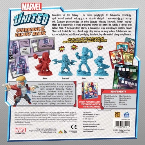 Marvel United: Guardians of the Galaxy Remix Dodatki do Gier Planszowych Portal