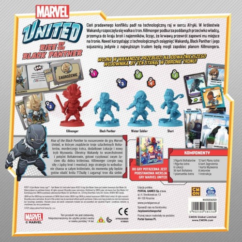 Marvel United: Rise of Black Panther Dodatki do Gier Planszowych Portal