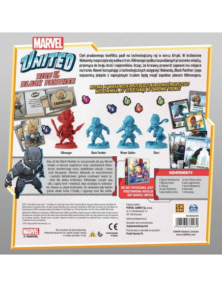Marvel United: Rise of Black Panther Dodatki do Gier Planszowych Portal