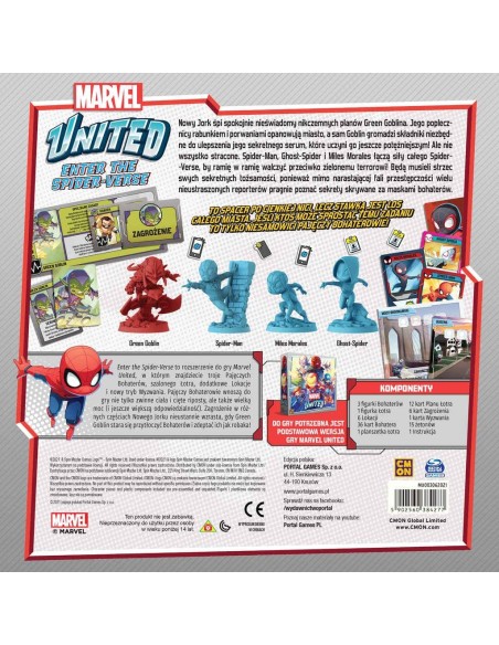 Marvel United: Enter the Spider-Verse Dodatki do Gier Planszowych Portal