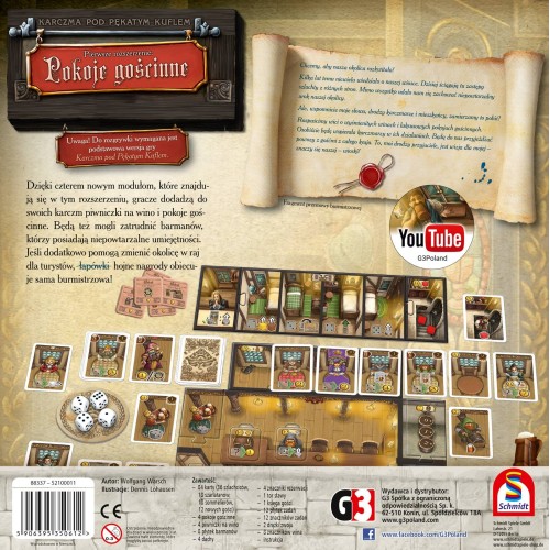 Karczma pod Pękatym kuflem. Pokoje gościnne Dodatki do Gier Planszowych G3