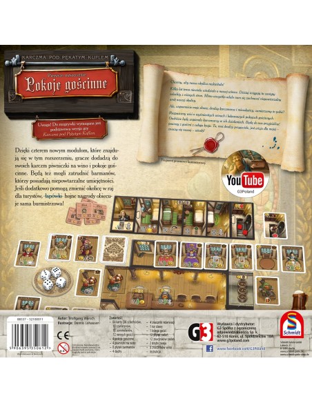 Karczma pod Pękatym kuflem. Pokoje gościnne Dodatki do Gier Planszowych G3