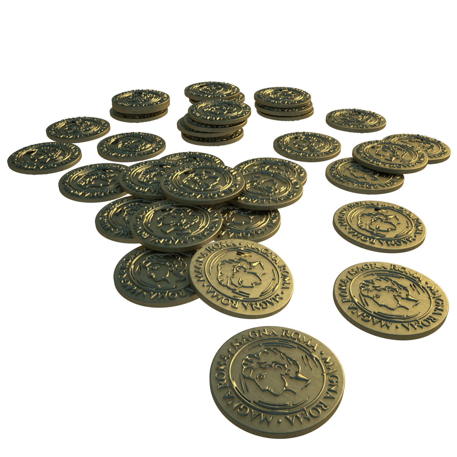 Magna Roma - Metal Coins Set