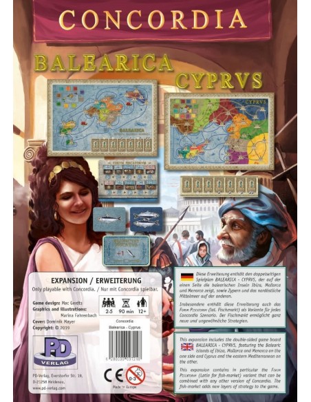 Concordia: Balearica / Cyprus Pozostałe gry PD-Verlag