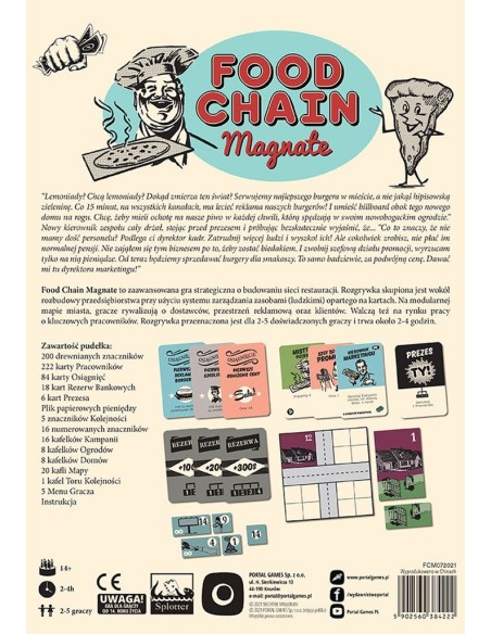 Food Chain Magnate ( edycja polska) Ekonomiczne Portal
