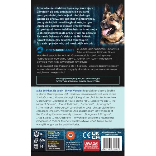 Detektyw: Oficerowie z Pazurem Dodatki do Gier Planszowych Portal