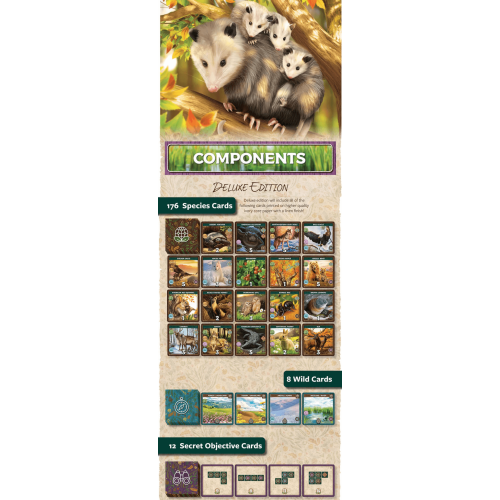 Keystone: North America ( edycja Kickstarter deluxe) + Wooden Token Set Crowdfunding