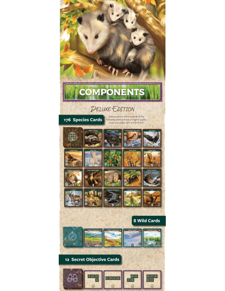 Keystone: North America ( edycja Kickstarter deluxe) + Wooden Token Set Crowdfunding