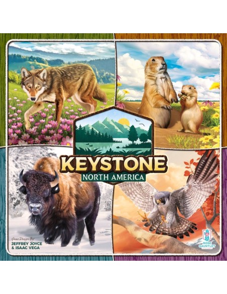 Keystone: North America ( edycja Kickstarter deluxe) + Wooden Token Set Crowdfunding