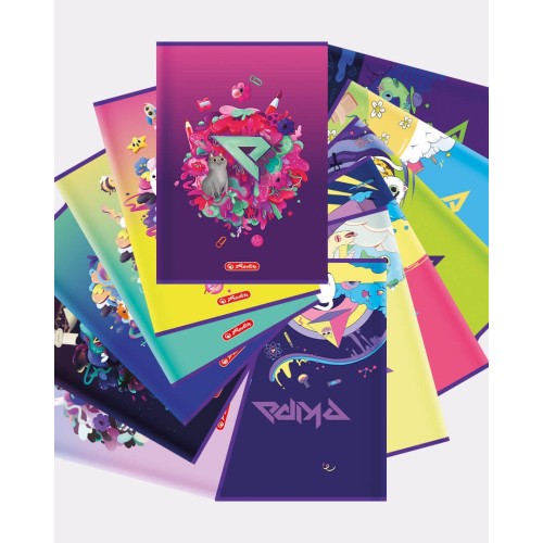 ZESZYTY EKIPY EKIPA FIRZA ZESTAW 6szt. LIMITOWANE! Książki HERLITZ