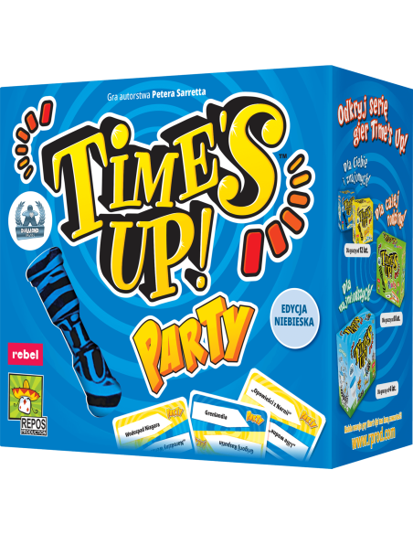 Time's Up! Party (edycja niebieska) Imprezowe Rebel