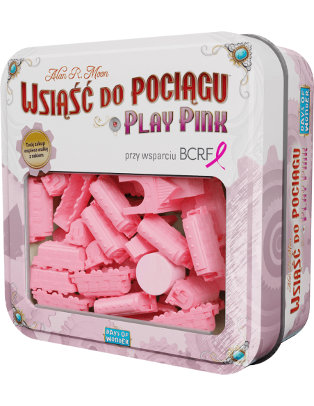 Wsiąść do Pociągu: Play Pink Dodatki do Gier Planszowych Rebel