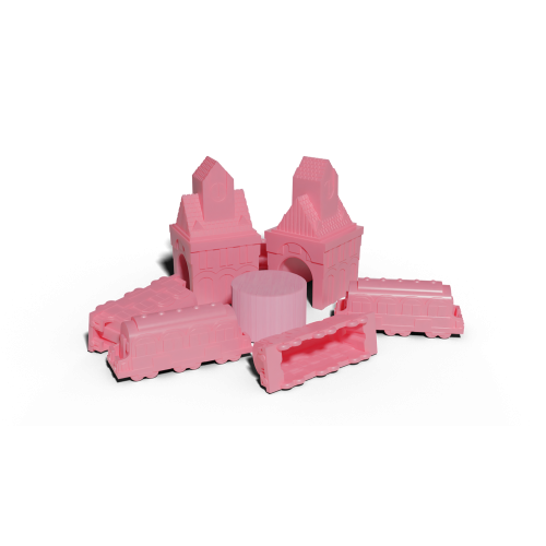 Wsiąść do Pociągu: Play Pink Dodatki do Gier Planszowych Rebel