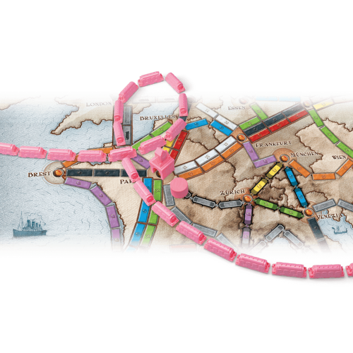 Wsiąść do Pociągu: Play Pink Dodatki do Gier Planszowych Rebel