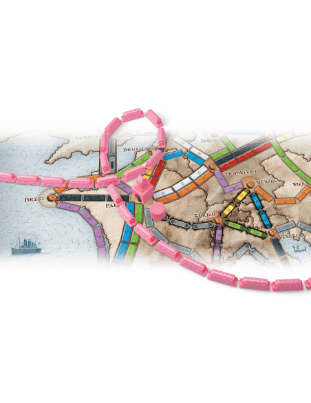 Wsiąść do Pociągu: Play Pink Dodatki do Gier Planszowych Rebel