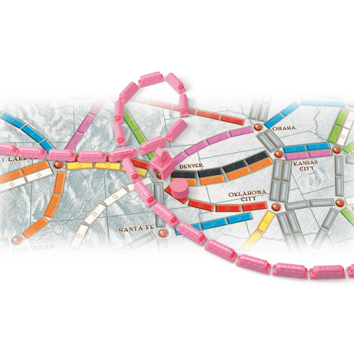 Wsiąść do Pociągu: Play Pink Dodatki do Gier Planszowych Rebel