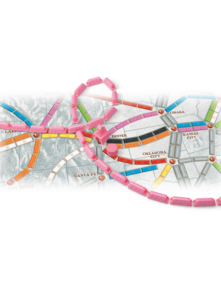 Wsiąść do Pociągu: Play Pink Dodatki do Gier Planszowych Rebel