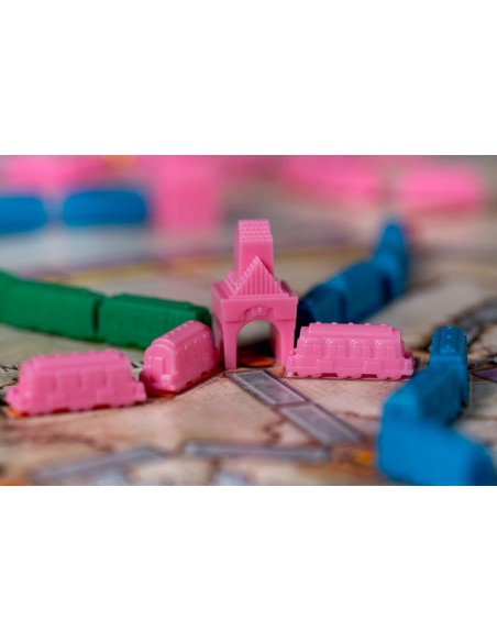 Wsiąść do Pociągu: Play Pink Dodatki do Gier Planszowych Rebel