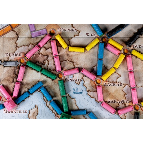 Wsiąść do Pociągu: Play Pink Dodatki do Gier Planszowych Rebel