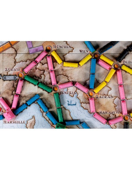 Wsiąść do Pociągu: Play Pink Dodatki do Gier Planszowych Rebel