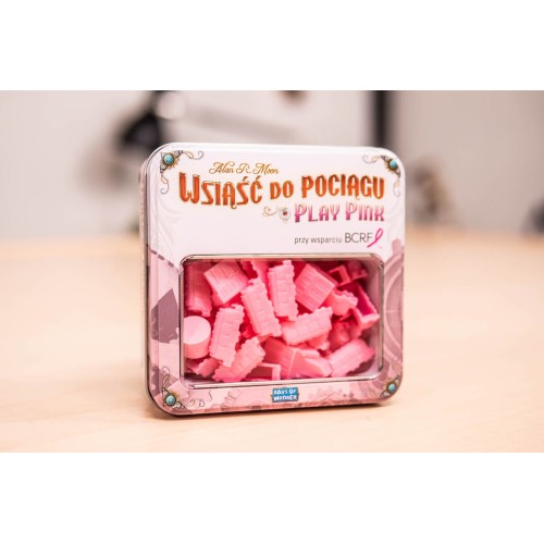 Wsiąść do Pociągu: Play Pink Dodatki do Gier Planszowych Rebel