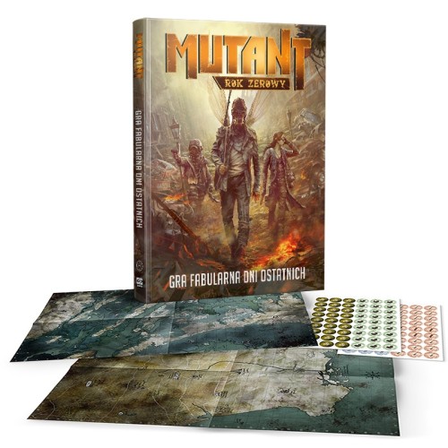 Mutant: Rok Zerowy + 2 mapy i żetony + pdf Pozostałe Galakta