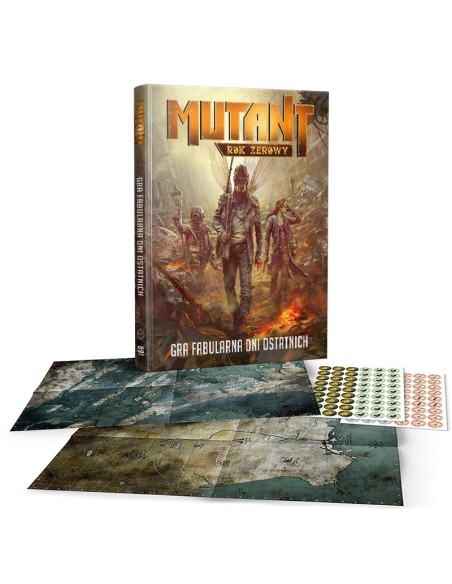 Mutant: Rok Zerowy + 2 mapy i żetony + pdf Pozostałe Galakta