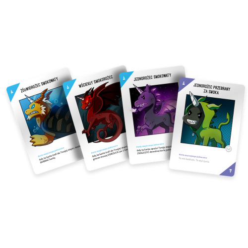 Odjechane Jednorożce: Smoki Dodatki do Gier Planszowych Rebel